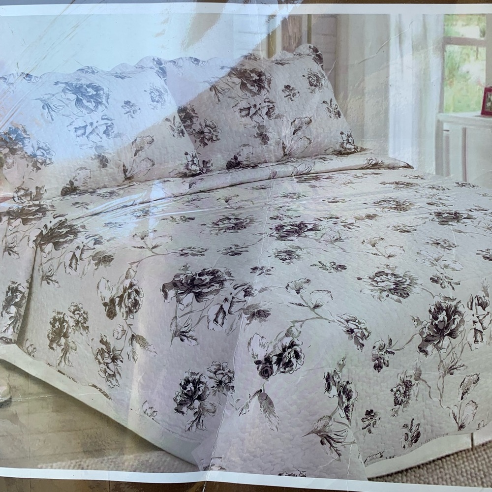 Queen 3 piece quilt set